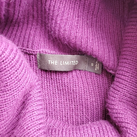 The Limited Magenta Cowl Neck Sweater - Picture 5 of 6